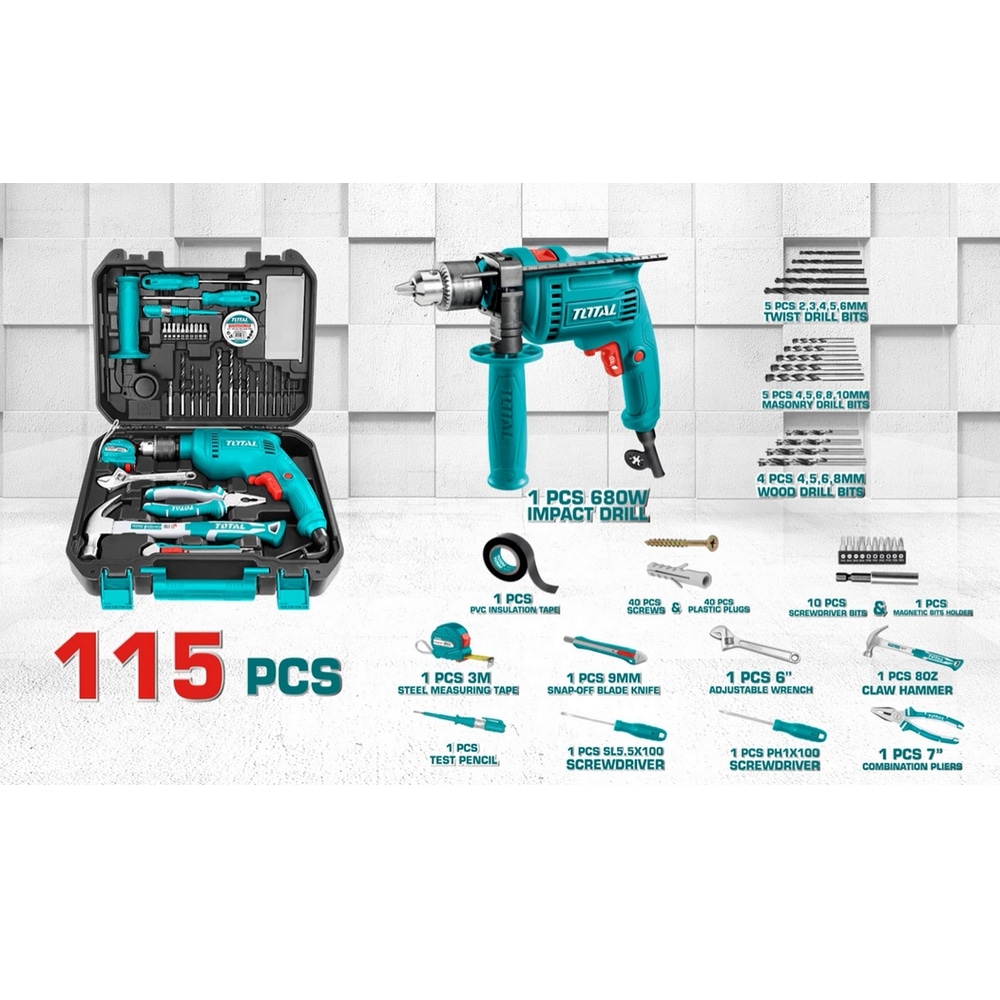 JEU D'OUTILS 115 P TOTAL