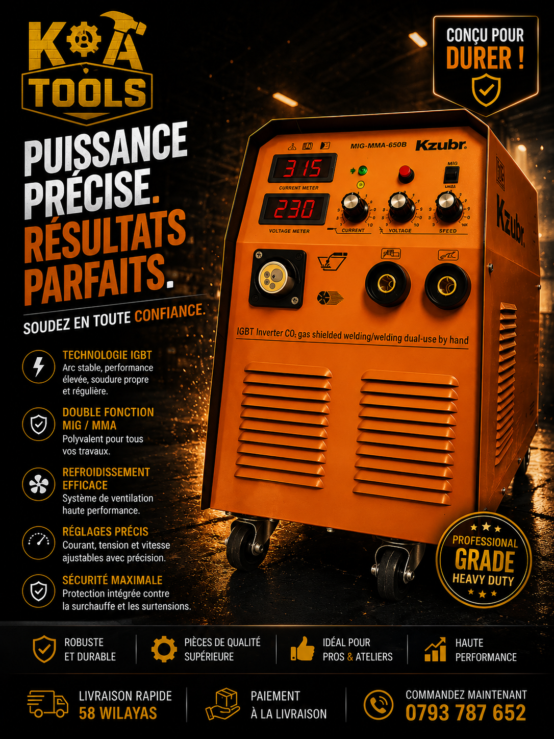 Post a souder polyvalent de type Inverter