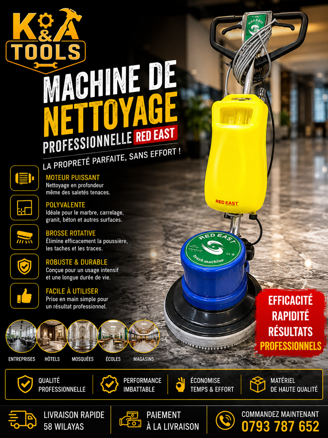 Monobrosse basse vitesse
