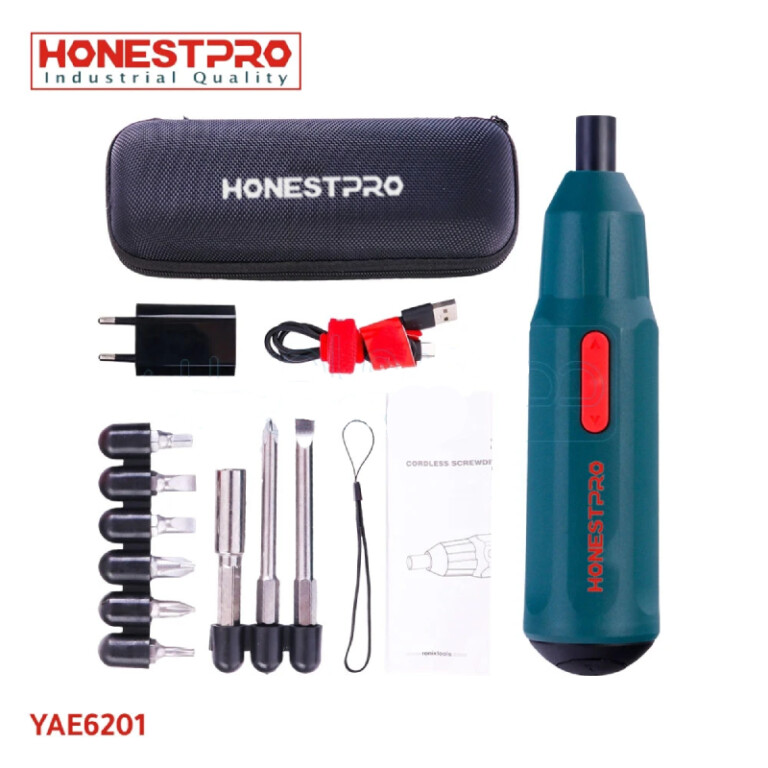 Tournevis Electrique sans fil 3.6V HONESTPRO YAE6201