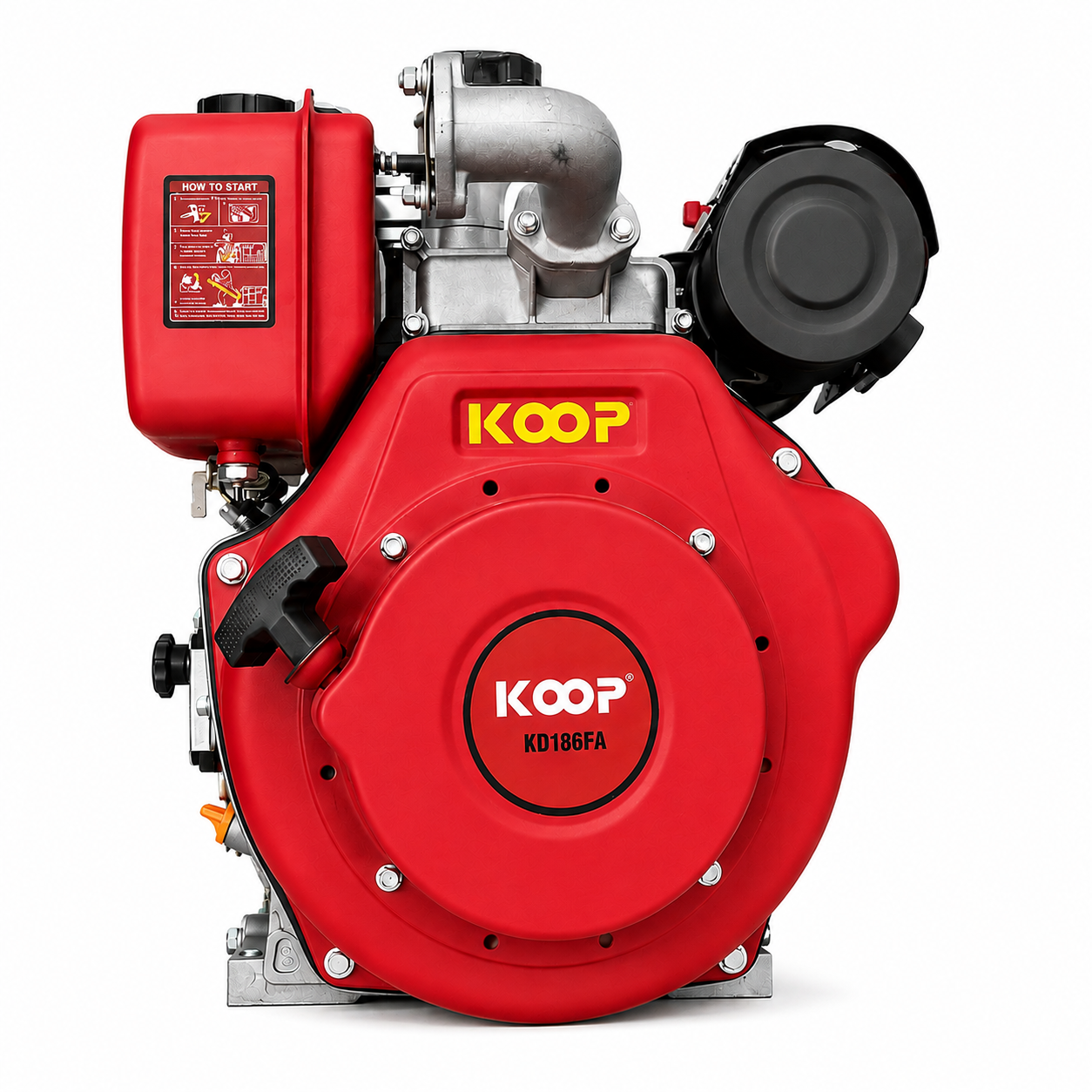 Moteur diesel monocylindre refroidi