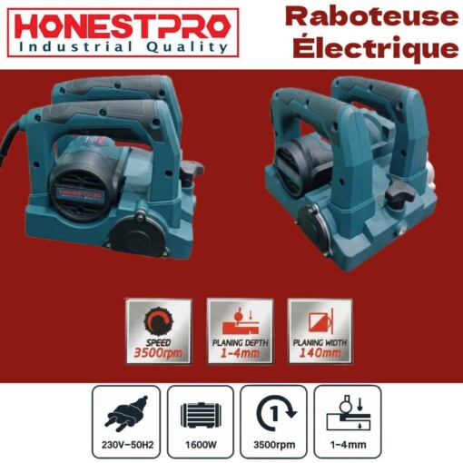 Raboteuse Électrique HONESTPRO 220V
