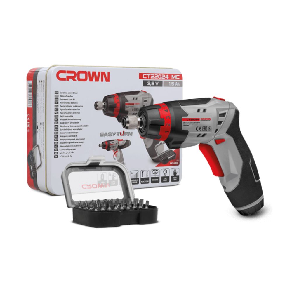 Visseuse Tournevis Electrique Rotative Sans Fil 3,6V Avec Torche