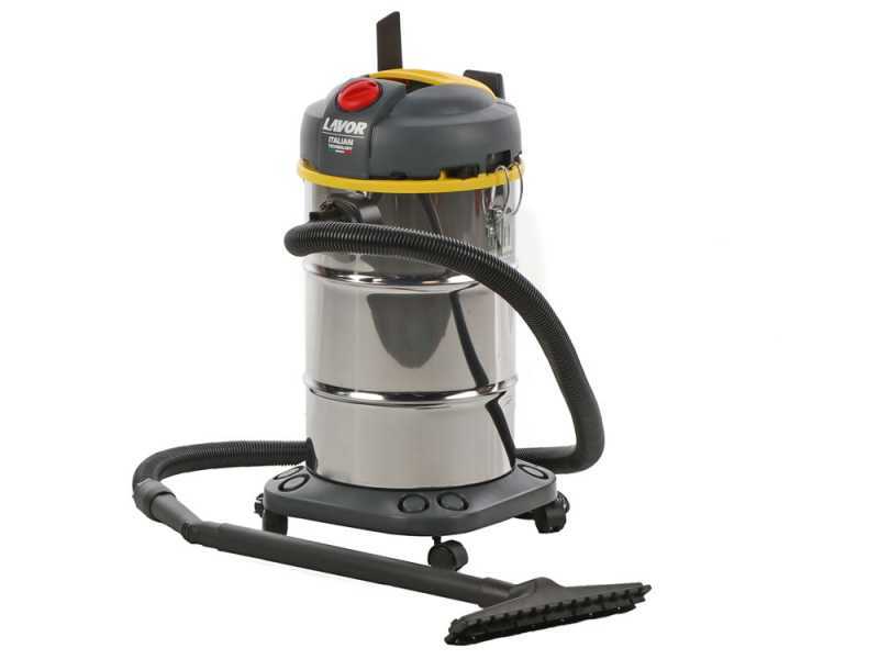 Lavor Aspirateur Eau et poussières WTP 30 X 1600W cuve INOX 30L avec Accessoires