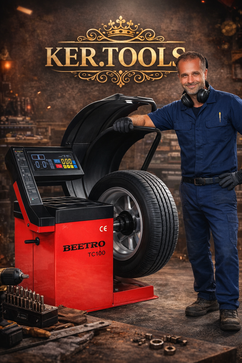 Équilibreuse de roues BEETRO