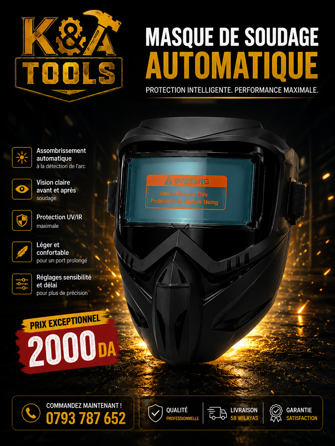 MASQUE A SOUDUR