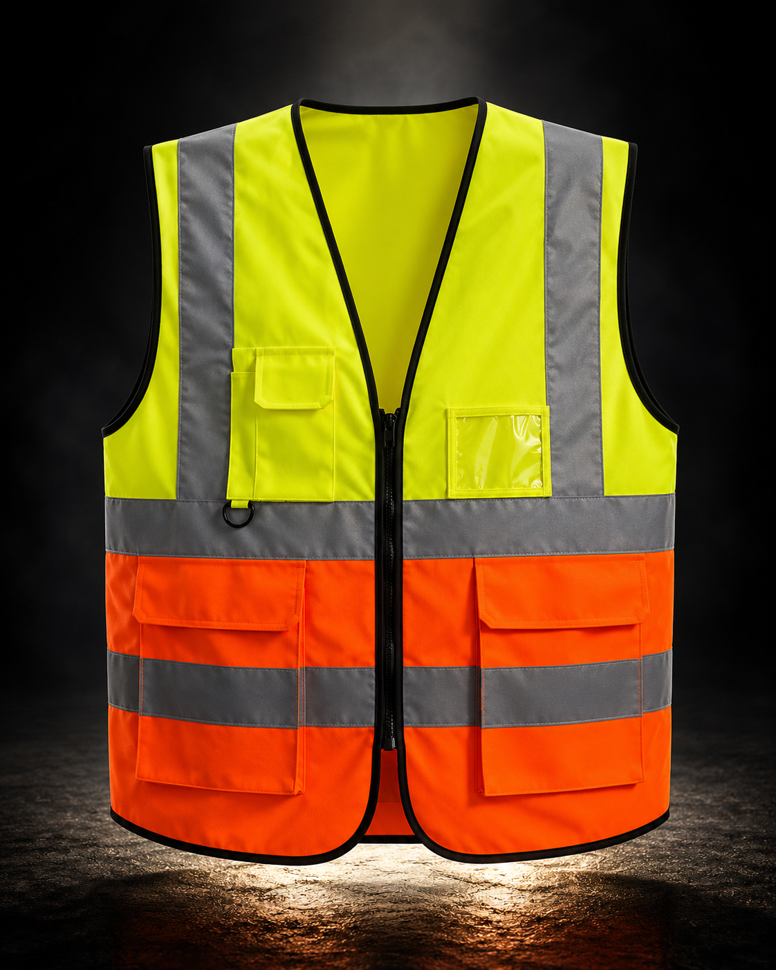 gilet de sécurité haute visibilité bicolore