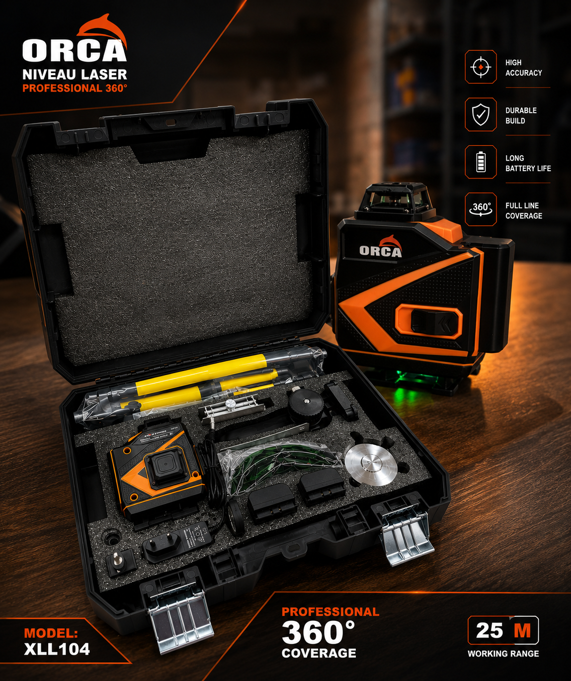 NIVEAU LASER ORCA XLL 104