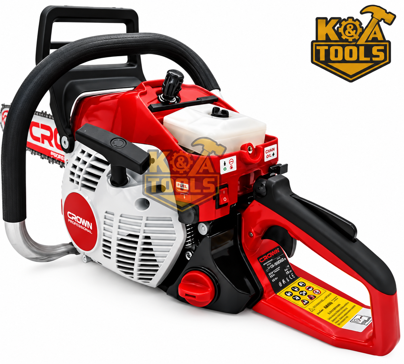 Tronçonneuse thermique à essence 3000W  58 cm³ CROWN