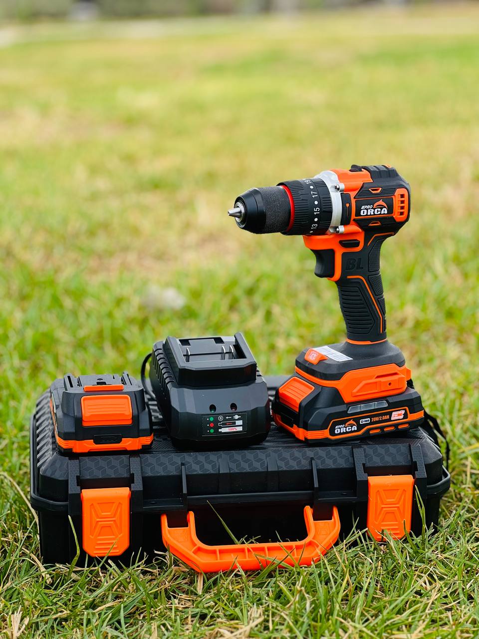 Visseuse perceuse a percussion Sans-fil 60N.m 2 Batteries 20v brushess ORCA