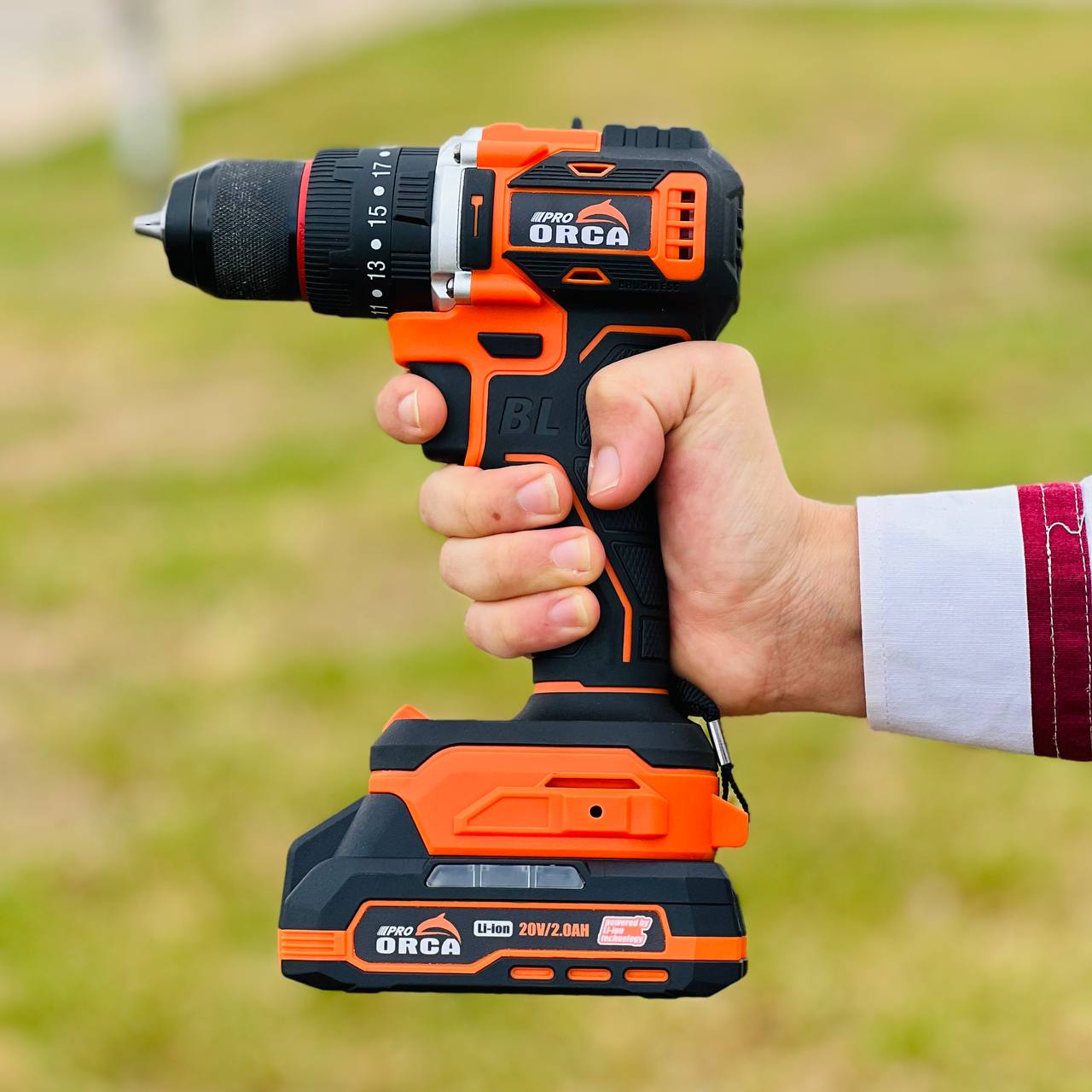 Visseuse perceuse a percussion Sans-fil 60N.m 2 Batteries 20v brushess ORCA